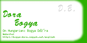 dora bogya business card